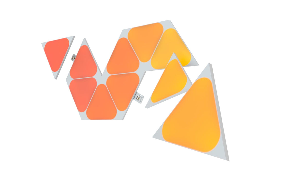 Nanoleaf Shapes Triangles Mini Expansion (10 Pack) - Godmode Smart Lighting Nanoleaf