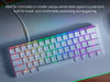 Razer Huntsman Mini Gaming Keyboard - Mercury Edition - Clicky Purple Switch - Godmode Gaming Keyboard Razer